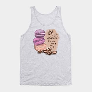 Coffee Lovers Gift Holiday and Birthday - Coffee Time Tank Top